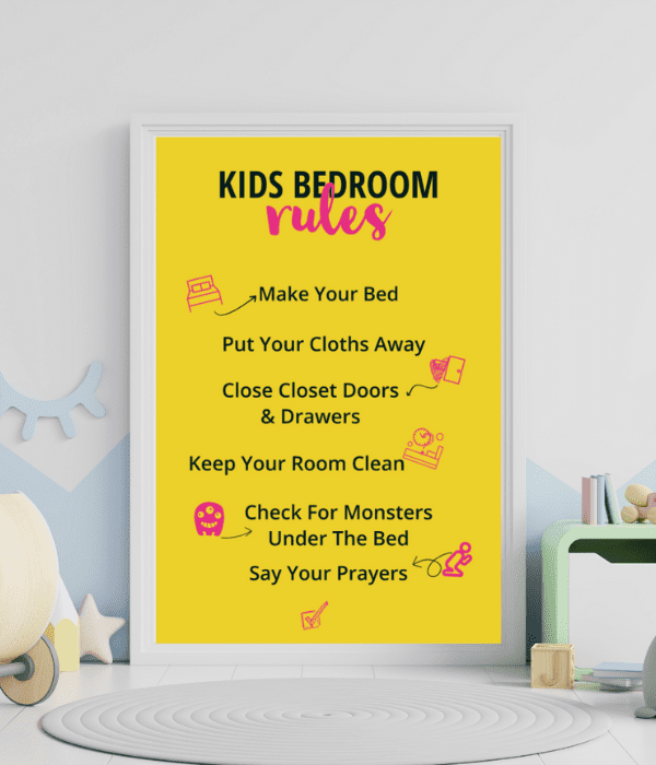 Kids Bedroom Rules