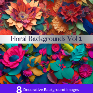 Floral Backgrounds VOL 1