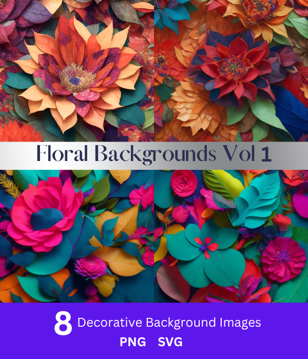 Floral Backgrounds VOL 1