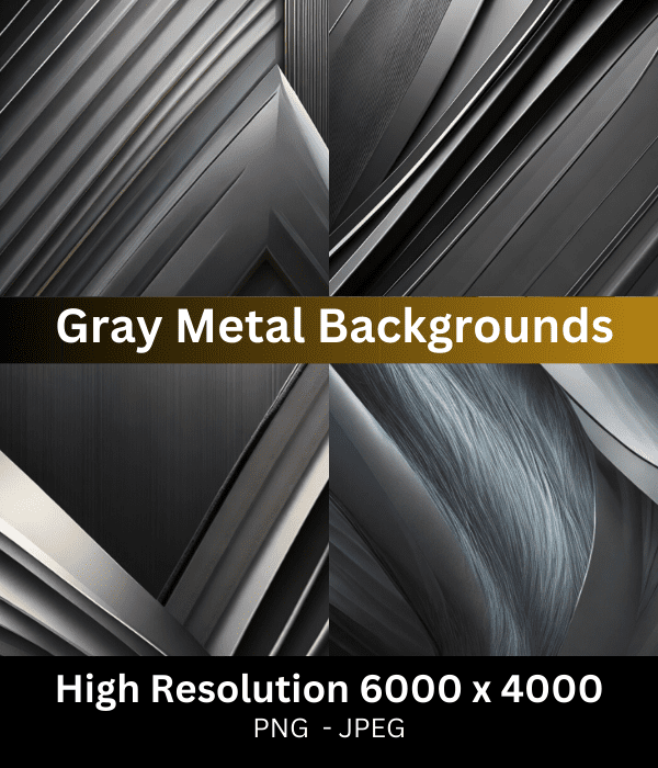 Gray metal backgrounds