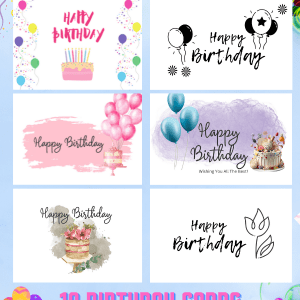 Birthday Cards Variety Pack