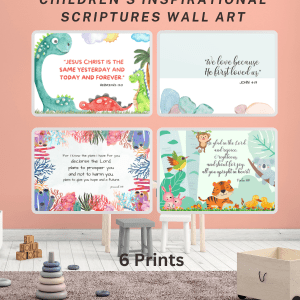 Children's Inspirational Scripture Wall Art