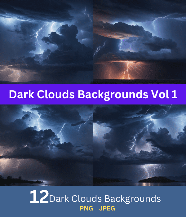 Dark clouds backgrounds