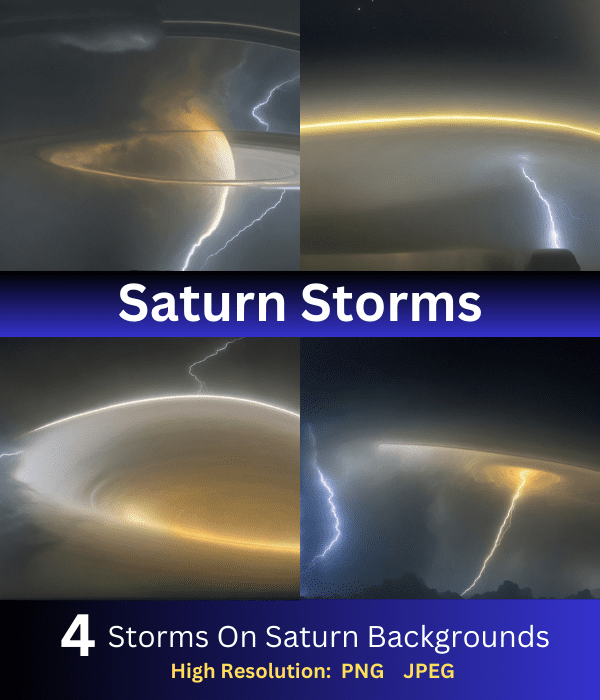 Saturn Storms Background Images: Free Download
