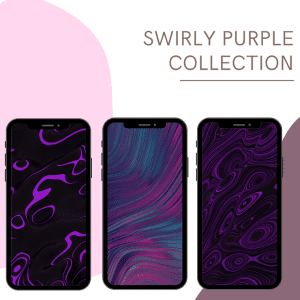 Swirly Purple Phone Wallpapers