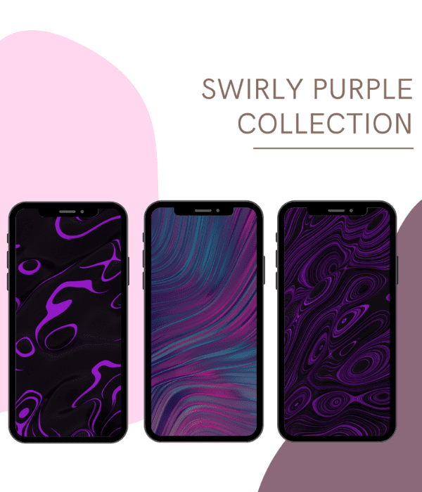 Swirly Purple Phone Wallpapers