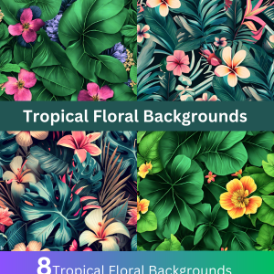 Tropical Floral Backgrounds