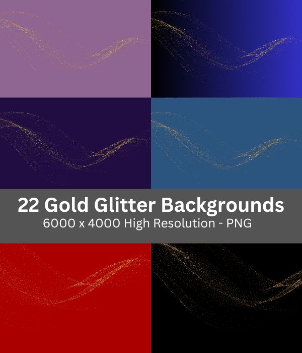 22 Gold glitter Backgrounds
