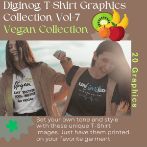 T-Shirt Designs Vol 7 Vegan Images